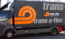 Kastenwagenbeschriftung für die Firma Trans-o-flex aus Ludwigsburg
