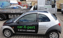 Fahrzeugbeschriftung für Autoservice car-x-pert aus Waiblingen