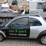 Fahrzeugbeschriftung für Autoservice car-x-pert aus Waiblingen