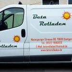 Busbeschriftung für unseren Kunden Beta Rolladen aus Stuttgart