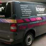Fahrzeugbeschriftung für den Kunden Kneer GmbH aus Westerheim
