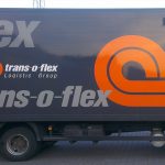 Kastenwagenbeschriftung für die Firma Trans-o-flex aus Stuttgart