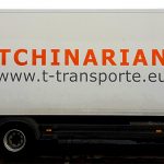 Lkw-Beklebung für die Fa. Tchinarian Transporte GmbH aus Ludwigsburg